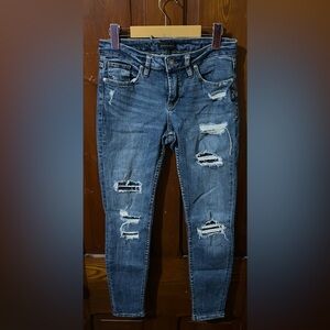 26 - Silver Aiko Skinny Jeans